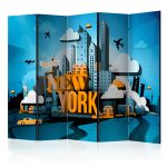 Paraván – New York – welcome II [Room Dividers] Paraván – New York – welcome II [Room Dividers]
