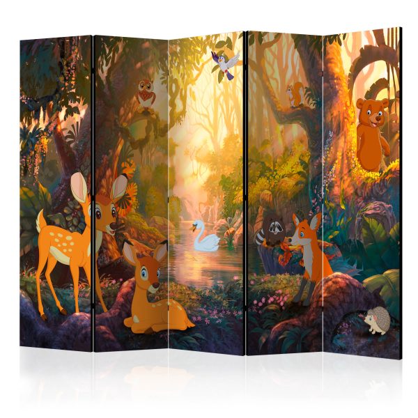 Paraván – Animals in the Forest II [Room Dividers] Paraván – Animals in the Forest II [Room Dividers]