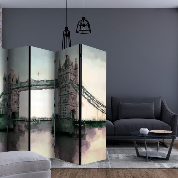 Paraván – Victorian Tower Bridge II [Room Dividers] Paraván – Victorian Tower Bridge II [Room Dividers]