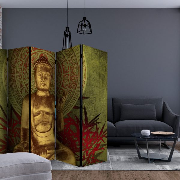 Paraván – Golden Buddha II [Room Dividers] Paraván – Golden Buddha II [Room Dividers]