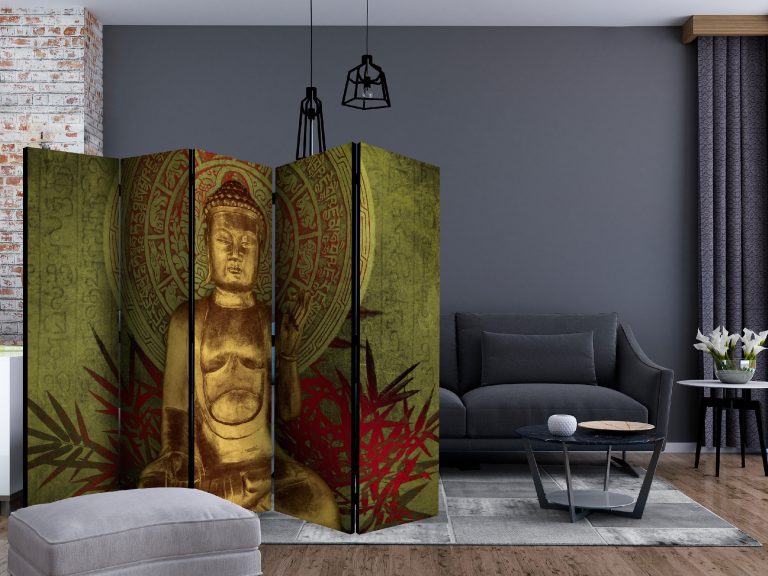 Paraván – Golden Buddha II [Room Dividers] Paraván – Golden Buddha II [Room Dividers]