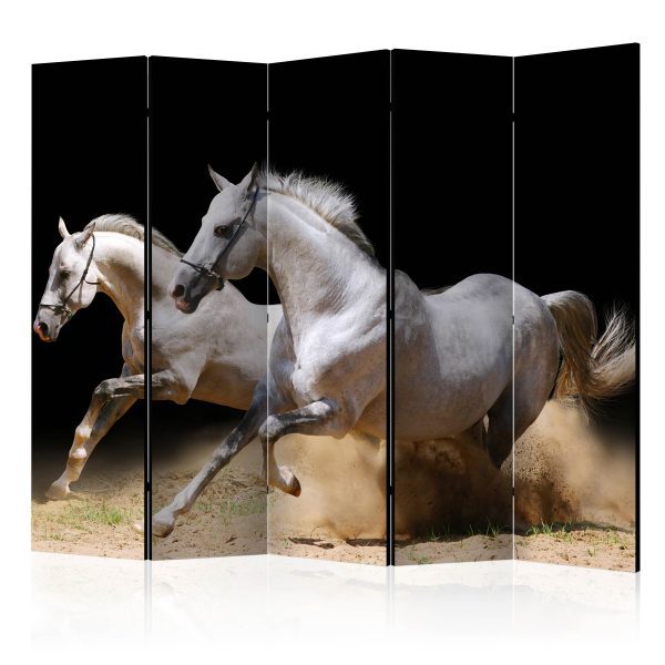 Paraván – Galloping horses on the sand II [Room Dividers] Paraván – Galloping horses on the sand II [Room Dividers]