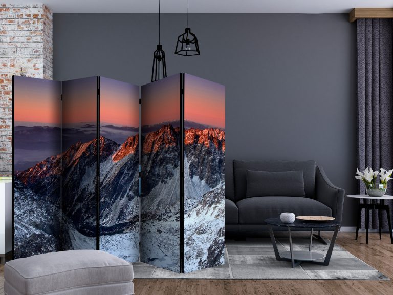 Paraván – Beautiful sunrise in the Rocky Mountains II [Room Dividers] Paraván – Beautiful sunrise in the Rocky Mountains II [Room Dividers]