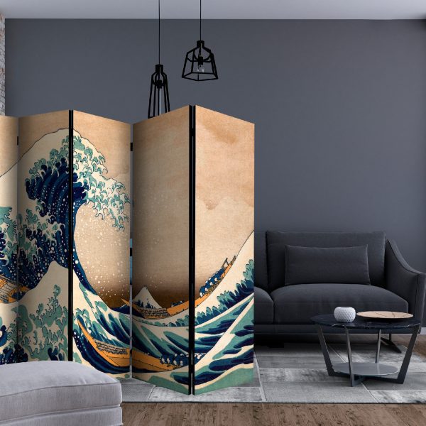 Paraván – Hokusai: The Great Wave off Kanagawa (Reproduction) II [Room Dividers] Paraván – Hokusai: The Great Wave off Kanagawa (Reproduction) II [Room Dividers]