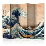 Paraván – Hokusai: The Great Wave off Kanagawa (Reproduction) II [Room Dividers] Paraván – Hokusai: The Great Wave off Kanagawa (Reproduction) II [Room Dividers]