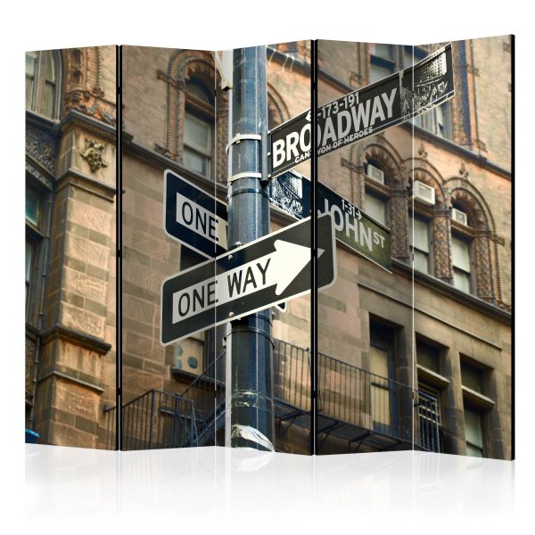 Paraván – All roads lead to Broadway II [Room Dividers] Paraván – All roads lead to Broadway II [Room Dividers]