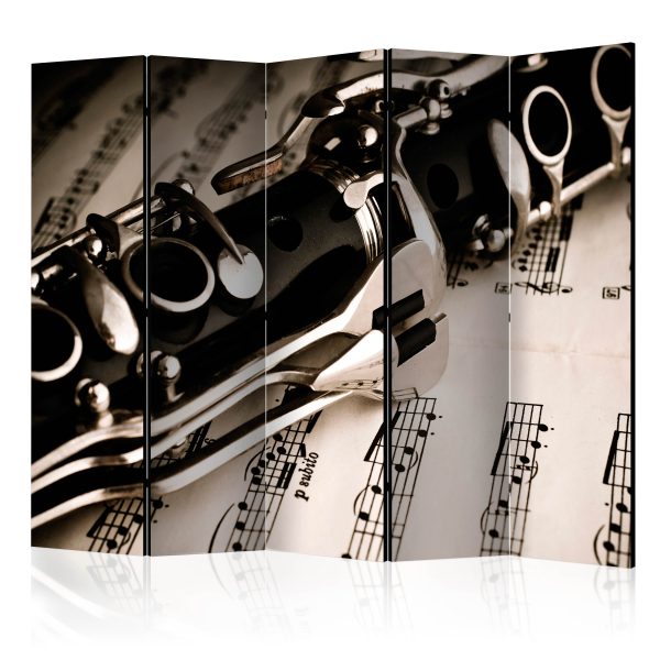Paraván – Clarinet and music notes II [Room Dividers] Paraván – Clarinet and music notes II [Room Dividers]