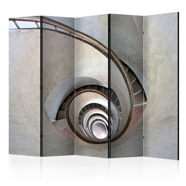 Paraván – White spiral stairs II [Room Dividers] Paraván – White spiral stairs II [Room Dividers]