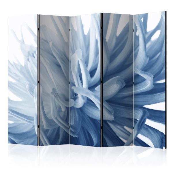 Paraván – Flower – blue dahlia II [Room Dividers] Paraván – Flower – blue dahlia II [Room Dividers]
