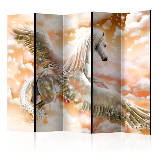 Paraván – Pegasus (Orange) II [Room Dividers] Paraván – Pegasus (Orange) II [Room Dividers]