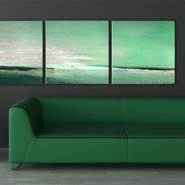 Ručně malovaný obraz – Sea-zelená pobřeží Ručně malovaný obraz – Sea-zelená pobřeží