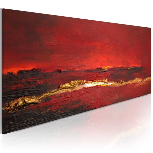 Ručně malovaný obraz – Redness of the ocean Ručně malovaný obraz – Redness of the ocean