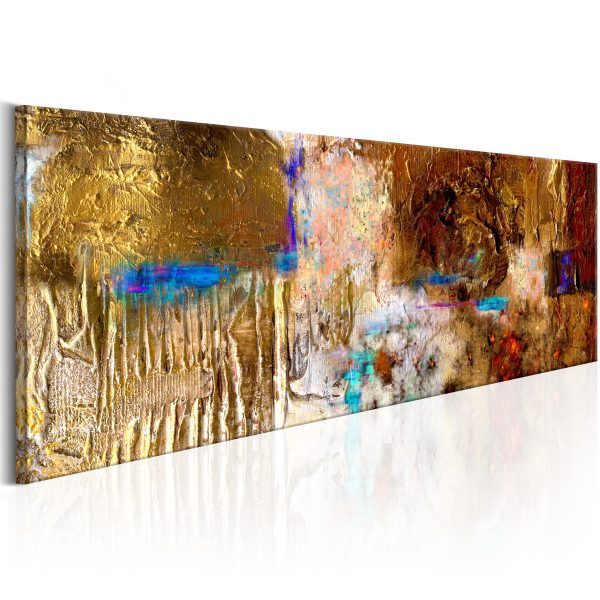 Ručně malovaný obraz – Golden Structure Ručně malovaný obraz – Golden Structure