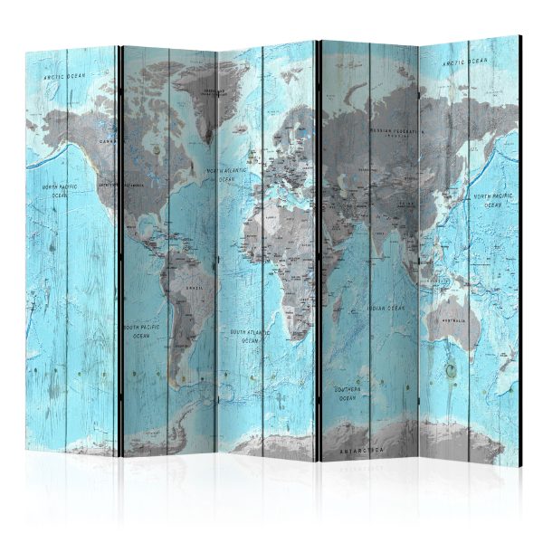 Paraván – World Classic Map  [Room Dividers] Paraván – World Classic Map  [Room Dividers]
