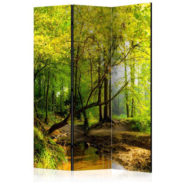 Paraván – Forest and lake II [Room Dividers] Paraván – Forest and lake II [Room Dividers]