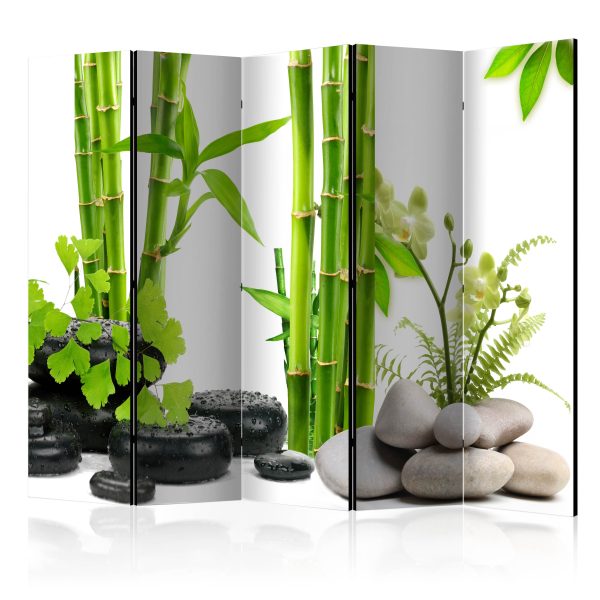 Paraván – Bamboos and Stones [Room Dividers] Paraván – Bamboos and Stones [Room Dividers]