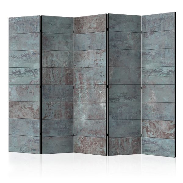 Paraván – Turquoise Concrete II [Room Dividers] Paraván – Turquoise Concrete II [Room Dividers]