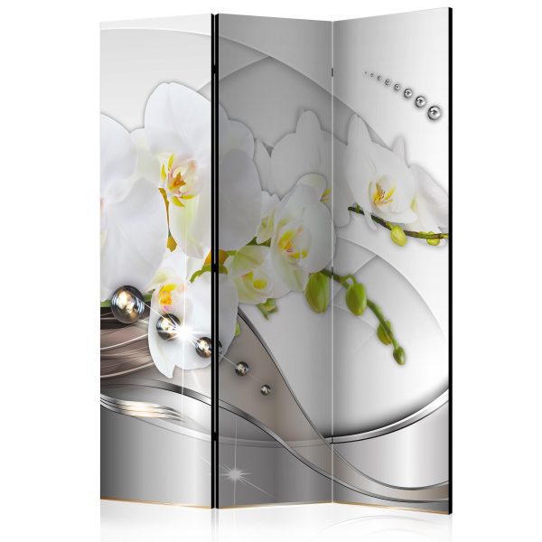 Paraván – Pearl Dance of Orchids II [Room Dividers] Paraván – Pearl Dance of Orchids II [Room Dividers]