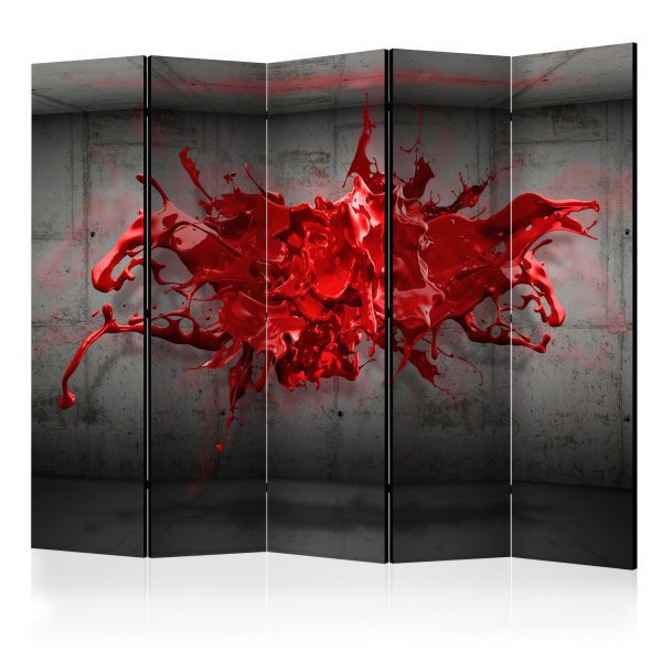 Paraván – Red Ink Blot II [Room Dividers] Paraván – Red Ink Blot II [Room Dividers]