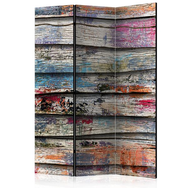 Paraván – Colourful Wood II [Room Dividers] Paraván – Colourful Wood II [Room Dividers]