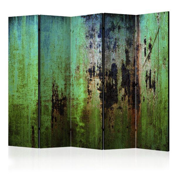 Paraván – Emerald Stained Glass [Room Dividers] Paraván – Emerald Stained Glass [Room Dividers]