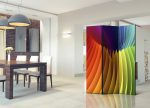 Paraván – Rainbow Wave [Room Dividers] Paraván – Rainbow Wave [Room Dividers]
