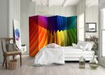 Paraván – Rainbow Wave II [Room Dividers] Paraván – Rainbow Wave II [Room Dividers]
