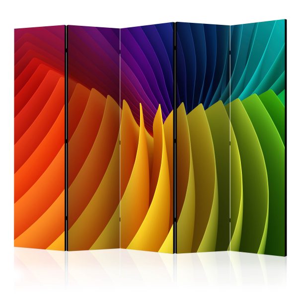 Paraván – Rainbow Waves [Room Dividers] Paraván – Rainbow Waves [Room Dividers]