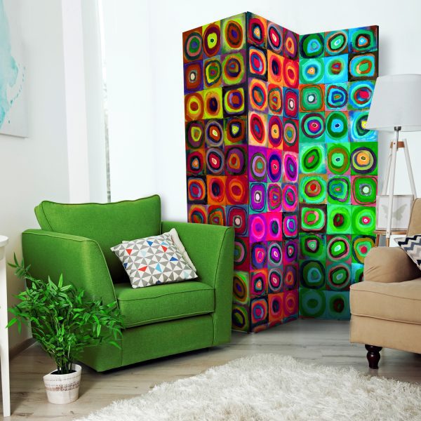 Paraván – Colorful Abstract Art  [Room Dividers] Paraván – Colorful Abstract Art  [Room Dividers]