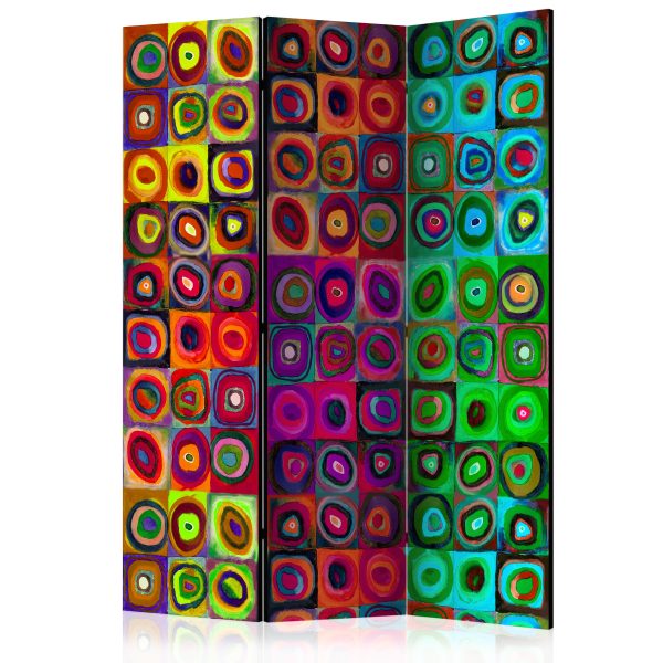 Paraván – Colorful Abstract Art  [Room Dividers] Paraván – Colorful Abstract Art  [Room Dividers]