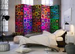 Paraván – Colorful Abstract Art II [Room Dividers] Paraván – Colorful Abstract Art II [Room Dividers]