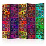 Paraván – Colorful Abstract Art II [Room Dividers] Paraván – Colorful Abstract Art II [Room Dividers]