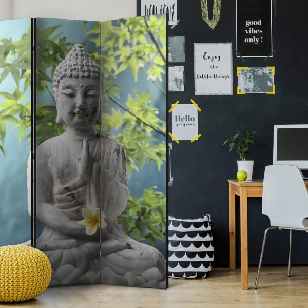 Paraván – Meditating Buddha [Room Dividers] Paraván – Meditating Buddha [Room Dividers]