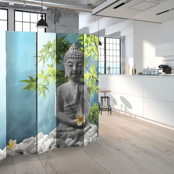 Paraván – Meditating Buddha II [Room Dividers] Paraván – Meditating Buddha II [Room Dividers]