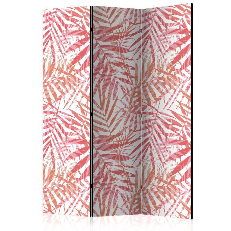 Paraván – Palm Red [Room Dividers] Paraván – Palm Red [Room Dividers]