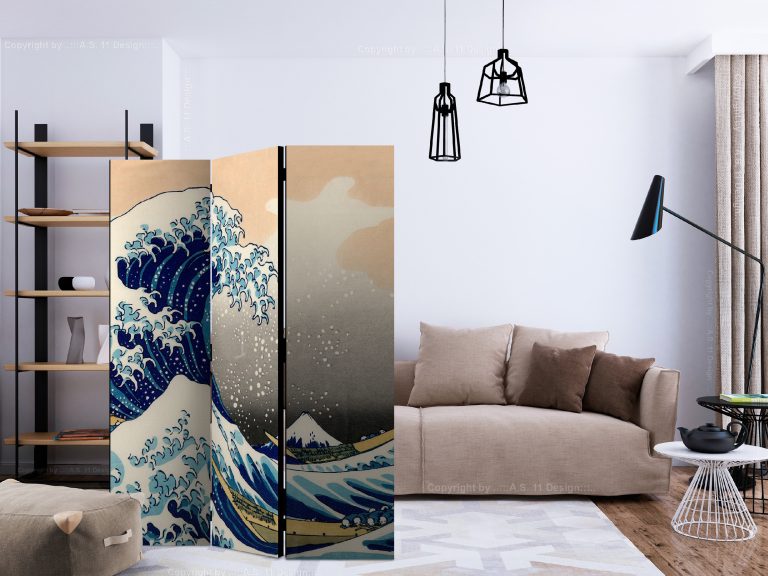 Paraván – The Great Wave off Kanagawa [Room Dividers] Paraván – The Great Wave off Kanagawa [Room Dividers]