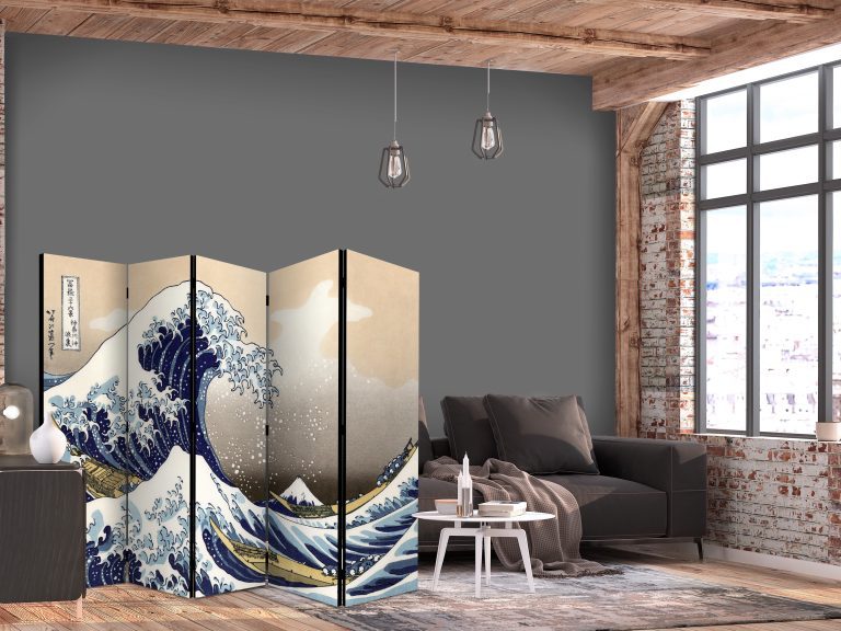 Paraván – The Great Wave off Kanagawa II [Room Dividers] Paraván – The Great Wave off Kanagawa II [Room Dividers]