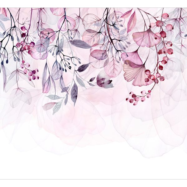 Samolepící fototapeta – Foggy Nature – Pink SKLAD Samolepící fototapeta – Foggy Nature – Pink SKLAD