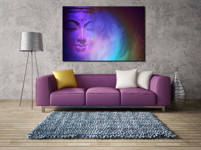 Obraz Buddha fialový Obraz Buddha fialový
