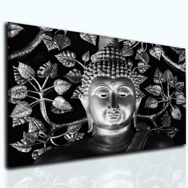 Obraz Buddha šedý Obraz Buddha šedý