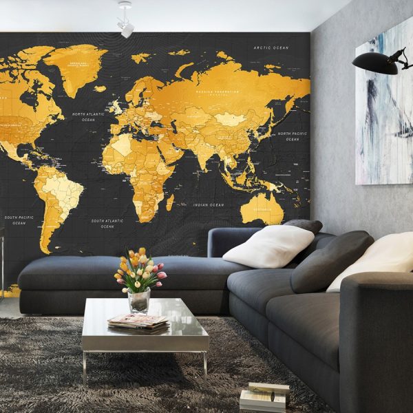 Mapa na korkové tabuli – úchvatná mapa světa Mapa na korkové tabuli – úchvatná mapa světa