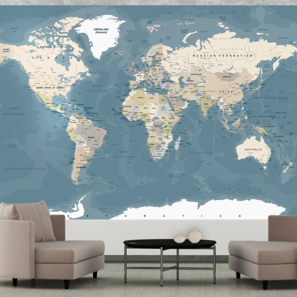 Mapa světa a oceánů SKLAD Mapa světa a oceánů SKLAD
