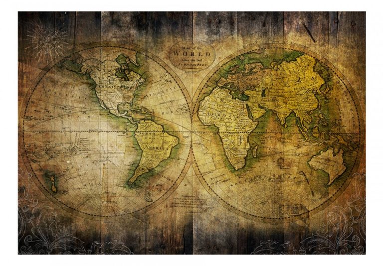 Tapeta Historická mapa světa Tapeta Historická mapa světa