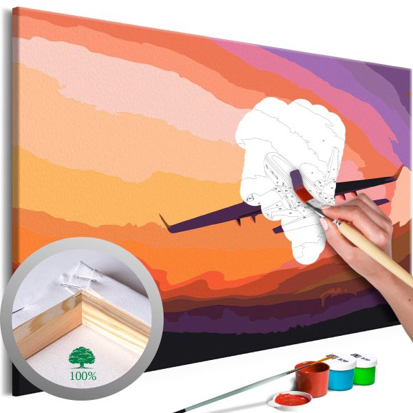 Malování Letadlo v prostoru Malování Letadlo v prostoru