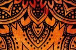 Vícedílný obraz – Mandala na akvarelu V. oranžová Vícedílný obraz – Mandala na akvarelu V. oranžová