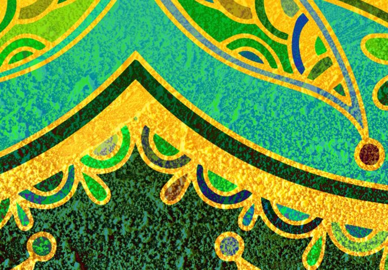 Obraz – zelená Mandala SKLAD Obraz – zelená Mandala SKLAD