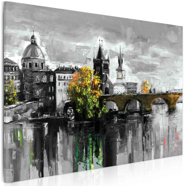 Obraz – malovaný Karlův most Obraz – malovaný Karlův most