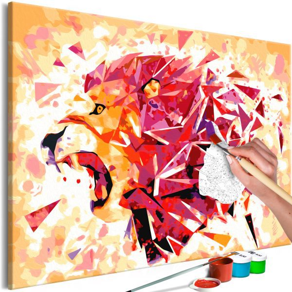 Malování podle čísel – Abstract Lion Malování podle čísel – Abstract Lion