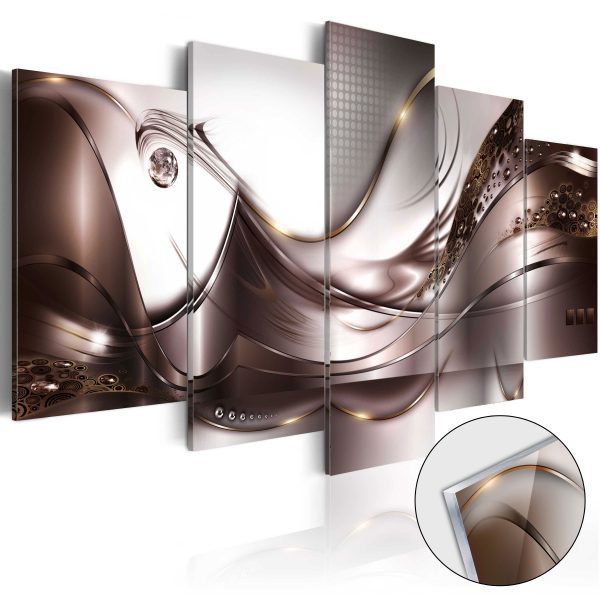 Obraz na akrylátovém skle – Golden Storm [Glass] Obraz na akrylátovém skle – Golden Storm [Glass]