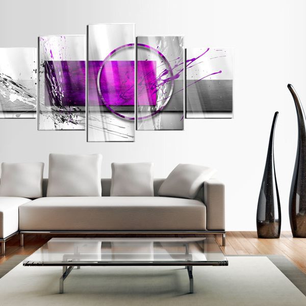 Obraz na akrylátovém skle – Purple Expression [Glass] Obraz na akrylátovém skle – Purple Expression [Glass]